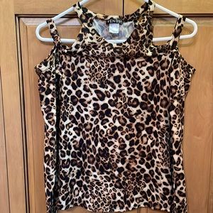 Womens Venus leopard top